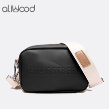 Load image into Gallery viewer, Aliwood Brand Designer Leather Women bag Ladies Shoulder Messenger Bags Handbag Letter Flap Simple Fashion Females Crossbody Bag
